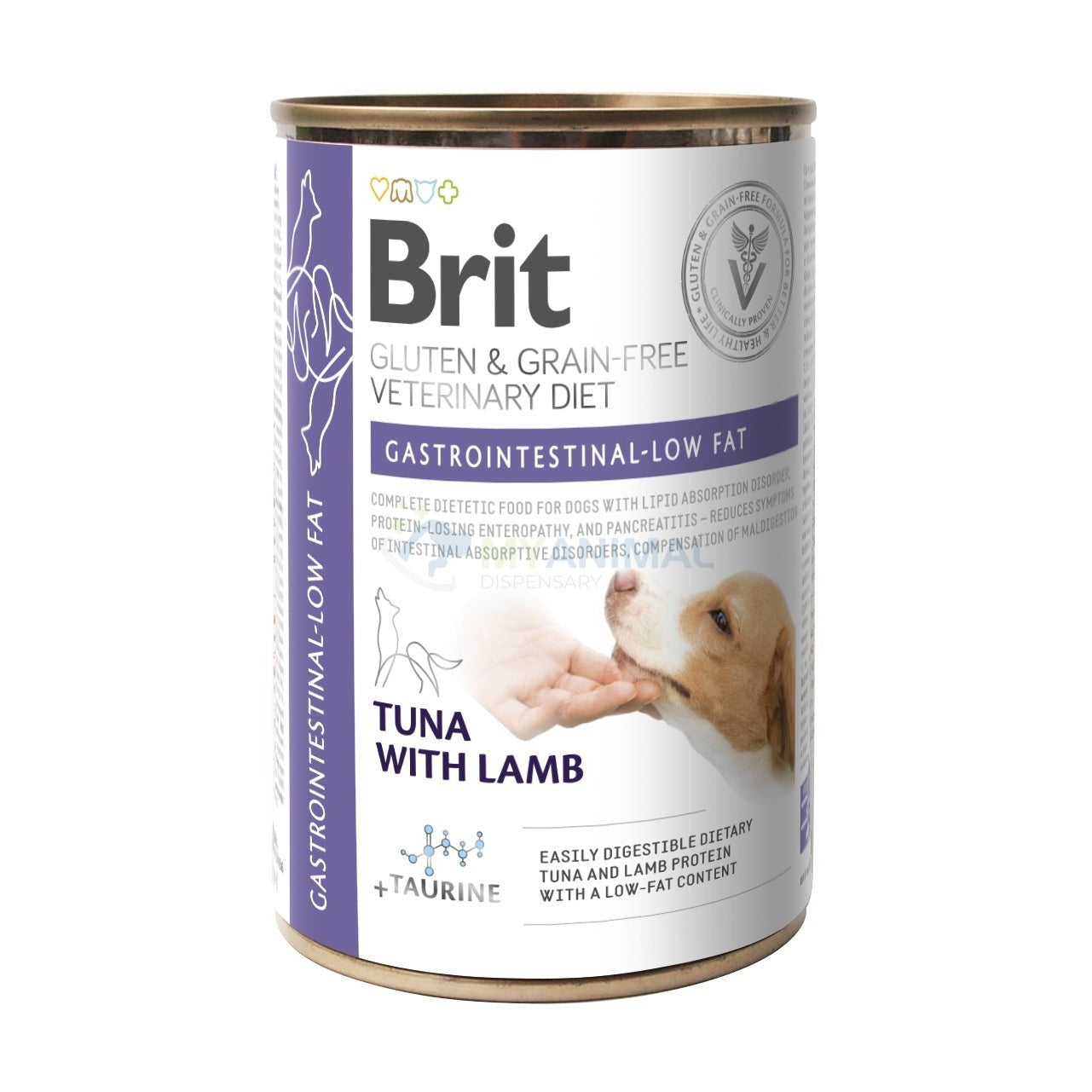 Brit Veterinary Diet Gastrointestinal Low-Fat Grain-Free Tuna with Lamb Canine Stew