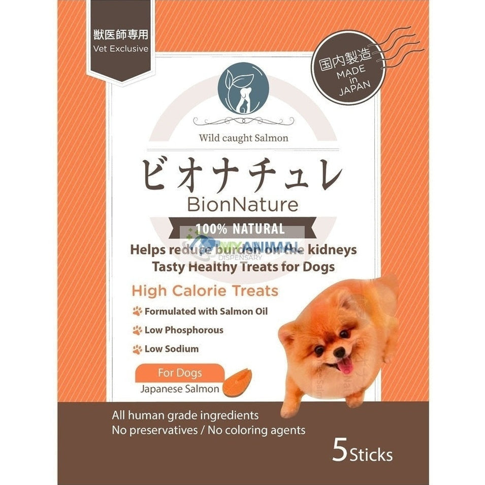 BioNature High Calorie Salmon Treat Stick for Dogs