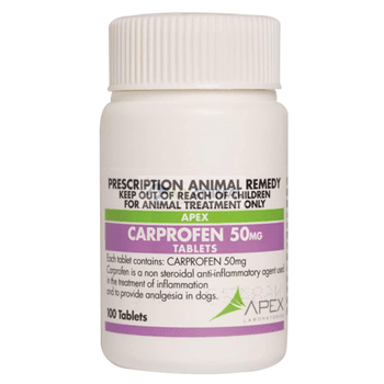 Dechra Carprofen NSAID Pain Relief Tablet for Dogs (50mg)