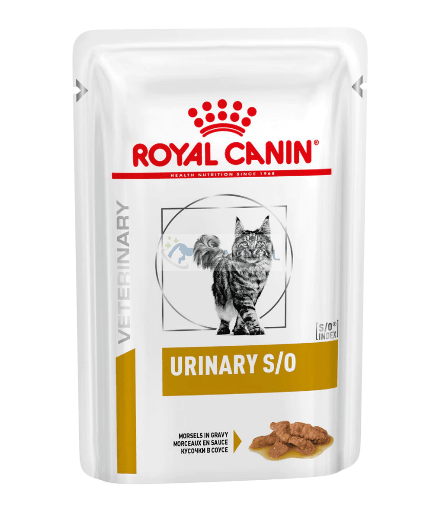 ROYAL CANIN® Veterinary Diet Feline Urinary S/O Morsels in Gravy Wet Pouch 85g