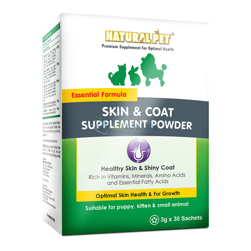 Natural Pet Skin & Coat Supplement Sachet