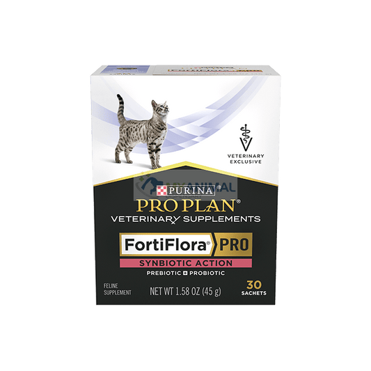 PURINA® PRO PLAN VETERINARY SUPPLEMENTS® FortiFlora™ Pro Synbiotic Action Feline Prebiotic Probiotic Supplement 45g