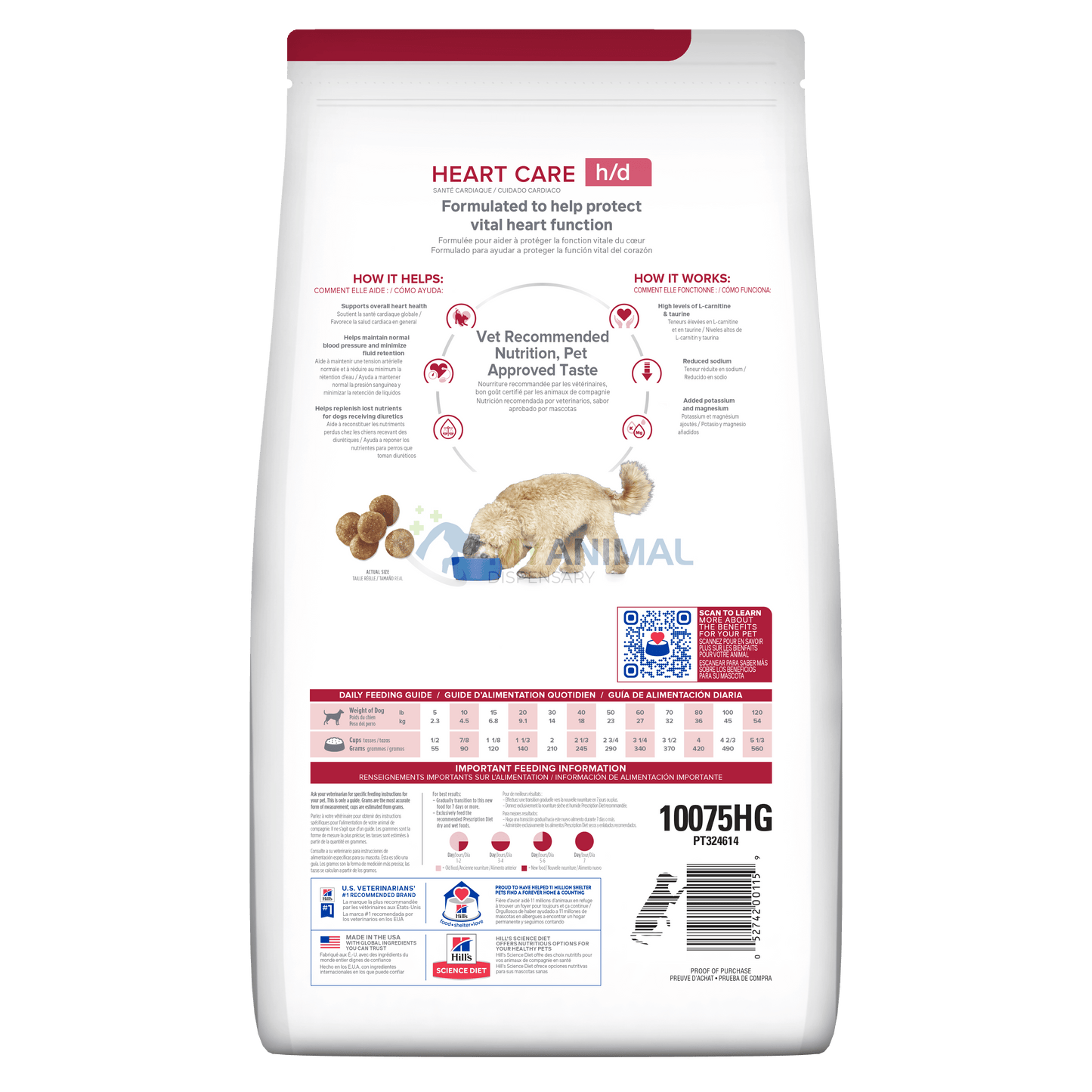 Hill's® Prescription Diet® h/d® Canine Heart Care