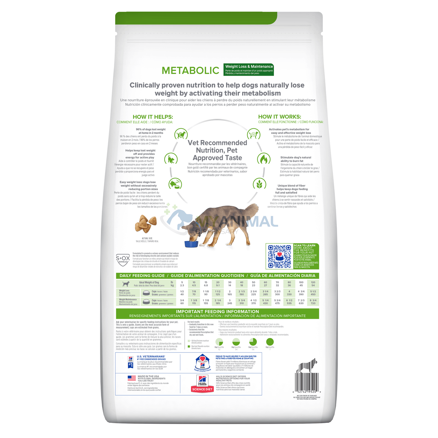 Hill's® Prescription Diet® Metabolic Canine Weight Management