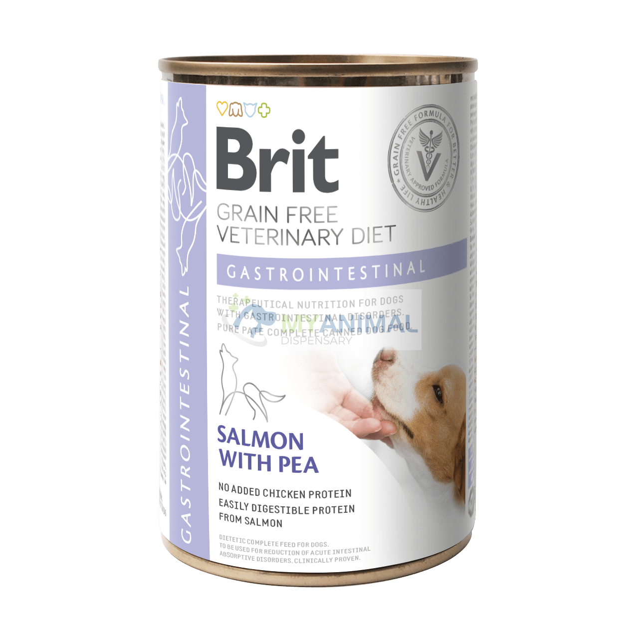 Brit Veterinary Diet Gastrointestinal Grain-Free Salmon & Pea Canine Stew