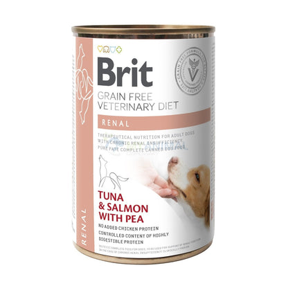 Brit Veterinary Diet Renal Grain-Free Tuna & Salmon with Pea Canine Stew