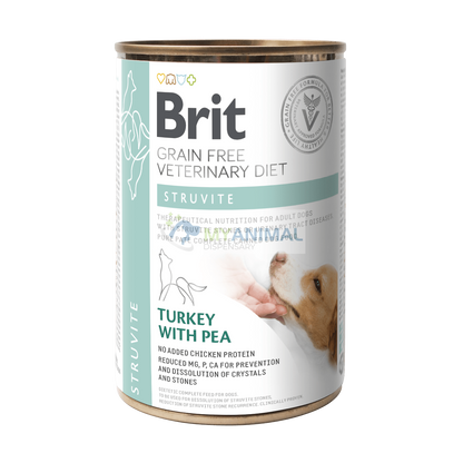 Brit Veterinary Diet Struvite Grain-Free Turkey & Pea Canine Stew