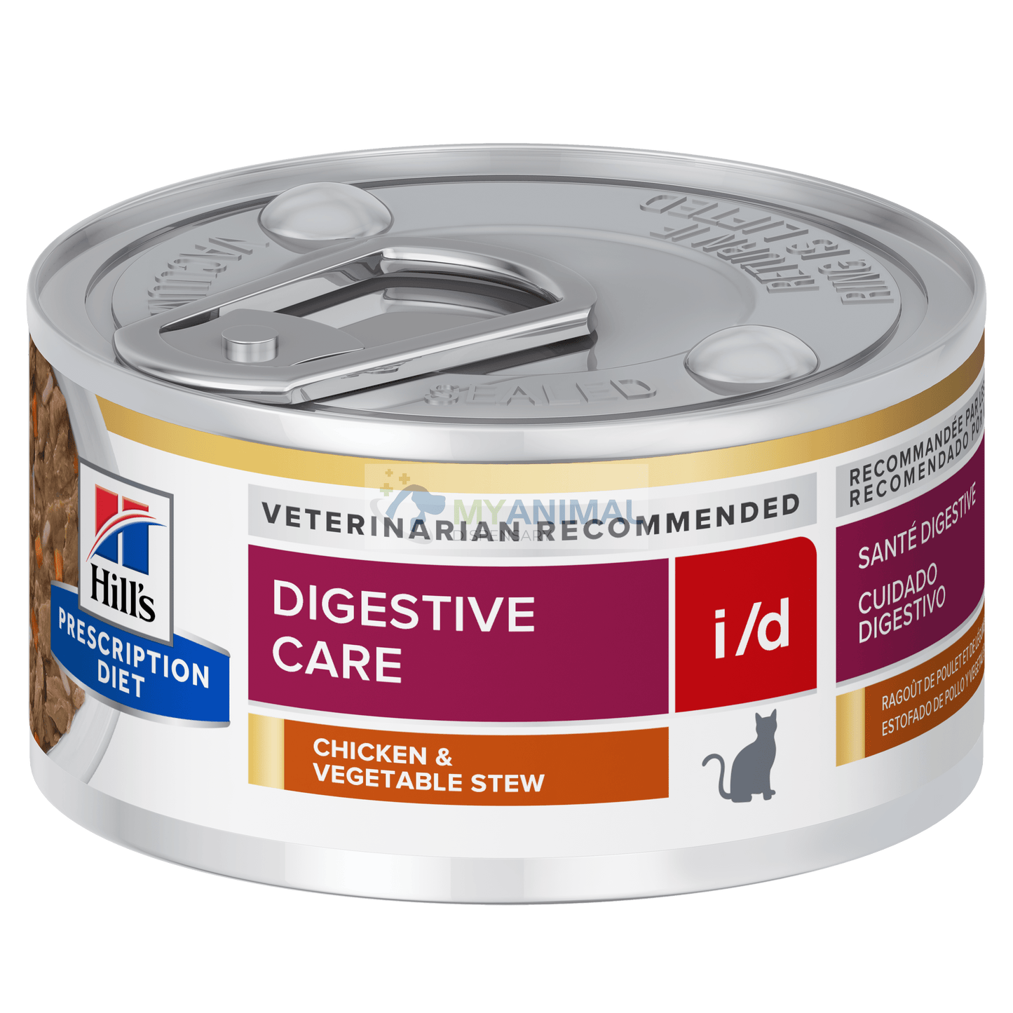 Hill's® Prescription Diet® i/d® Digestive Care Feline Chicken & Vegetable Stew Canned