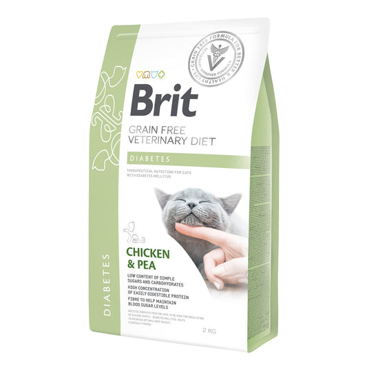 Brit Veterinary Diet Diabetes Grain-Free Chicken & Pea Cat Dry Food