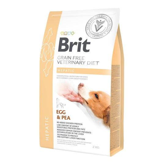 Brit Veterinary Diet Hepatic Grain-Free Egg & Pea Canine Dry Food