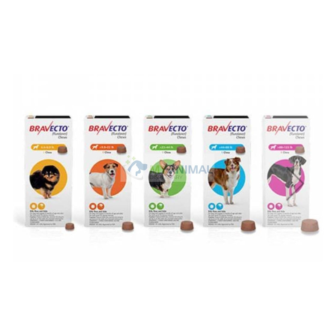 Bravecto Flea Prevention Chewable Tablet for Dogs