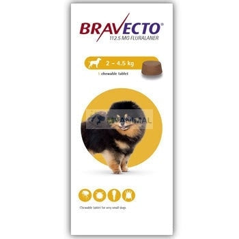 Bravecto Flea Prevention Chewable Tablet for Dogs