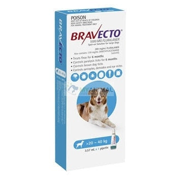 Bravecto Spot On Flea Prevention for Dogs