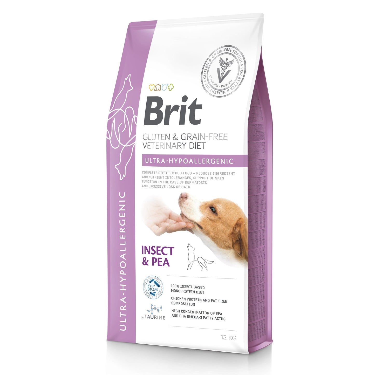 Brit Veterinary Diet Ultra-Hypoallergenic Gluten & Grain Free Insect & Pea Canine Dry Food