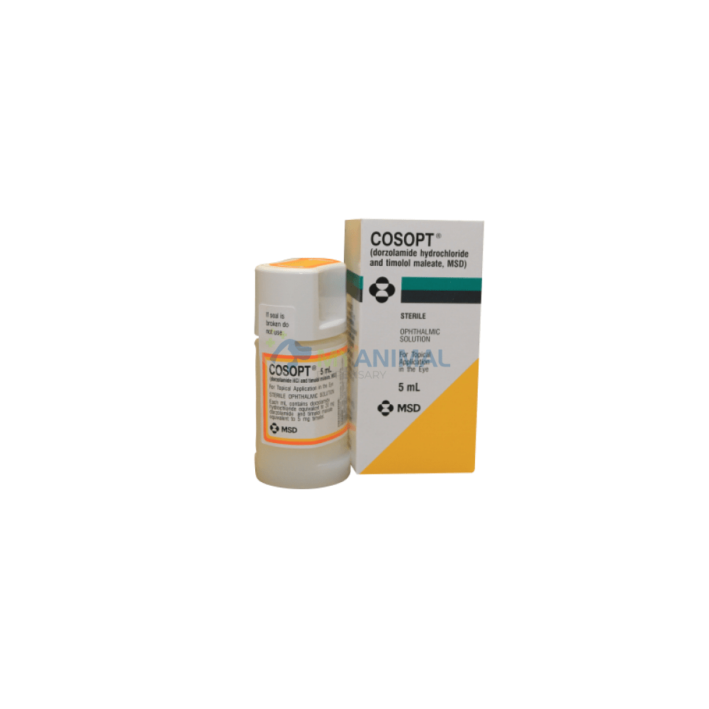 Cosopt 2% Eye Drop 5ml (Dorzolamide Hydrochloride and Timolol Maleate)