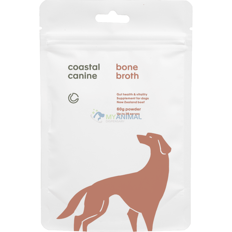 CLEARANCE: Coastal Canine Beef Bone Broth Powder Supplement for Dogs and Cats