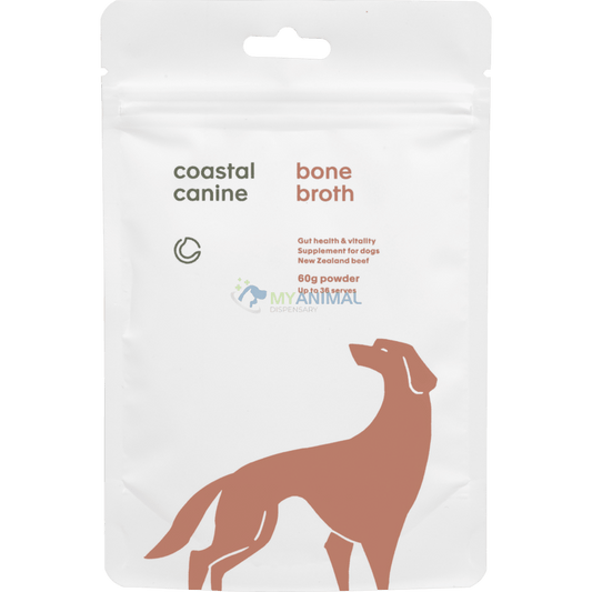 CLEARANCE: Coastal Canine Beef Bone Broth Powder Supplement for Dogs and Cats