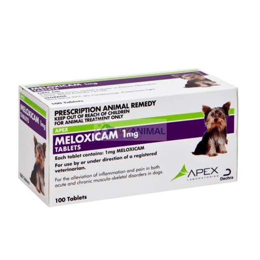 Dechra Meloxicam Anti Inflammatory Pain Relief Tablets for Dogs (1mg)