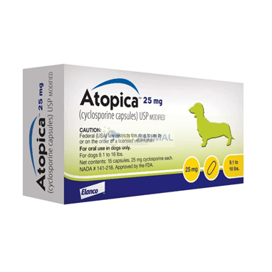 Elanco Atopica® Atopic Dermatitis Control for Dogs (25mg)