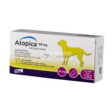 Elanco Atopica® Atopic Dermatitis Control for Dogs (50mg)