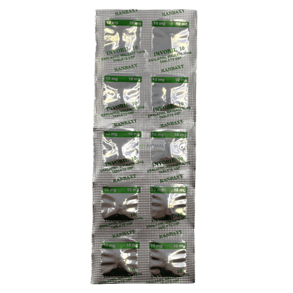 Invoril-10 Enalapril 10mg Tablets