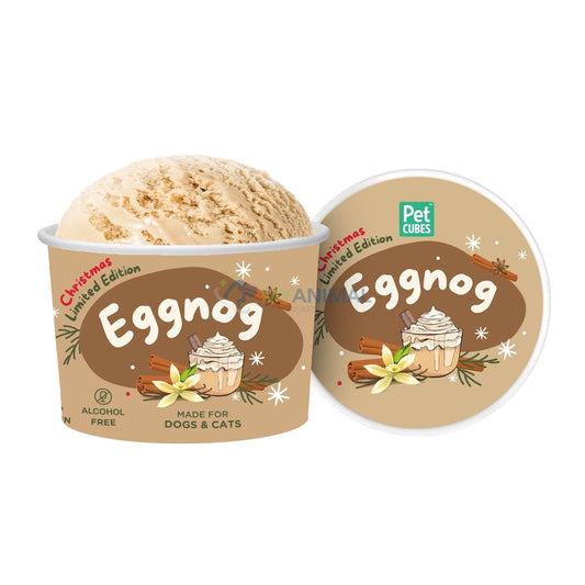 PETCUBES Festive Eggnog Gourmet Ice Cream (3.5oz)