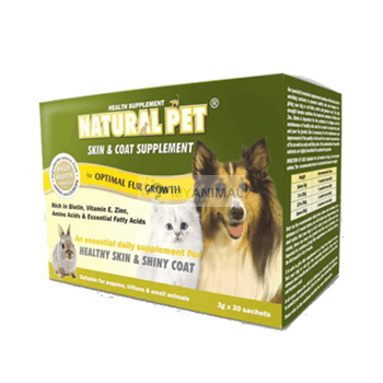 Natural Pet Skin & Coat Supplement Sachet