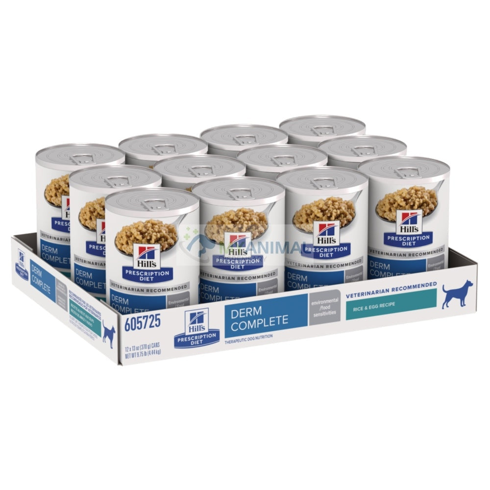 Hill's® Prescription Diet® Derm Complete Rice and Egg Formula Canine Canned