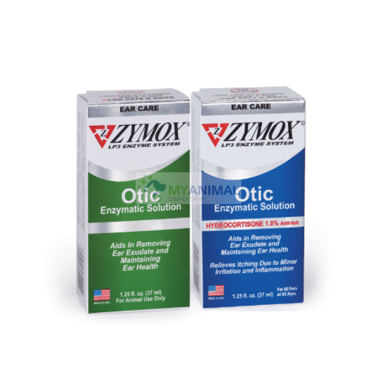 Zymox Otic Enzymatic Ear Solution for Dogs Cats Pets