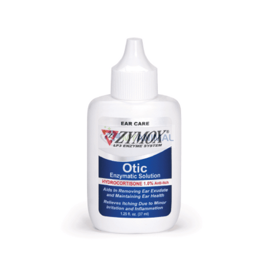 Zymox Otic Enzymatic Ear Solution With Hydrocortisone for Dogs Cats Pets