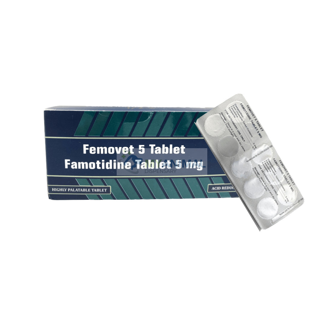 Femovet 5 Famotidine 5mg tabs