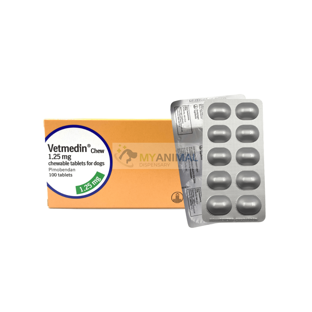 Vetmedin Pimobendan Chewable Flavored Tablet (1.25mg)