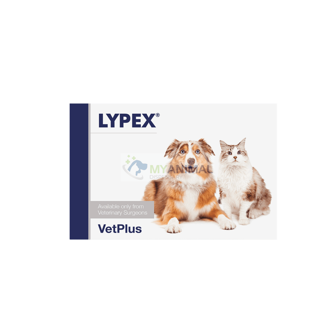 VetPlus LYPEX ® Pancreatic Supplement 60 Capsules for Dogs Cats