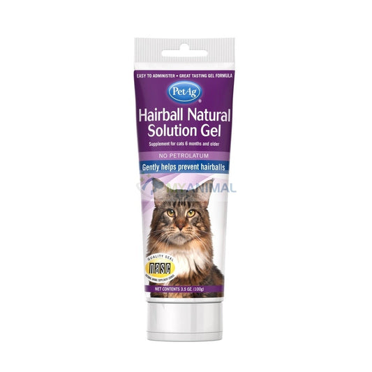 PetAg Hairball Natural Solution Gel for Cats 100g