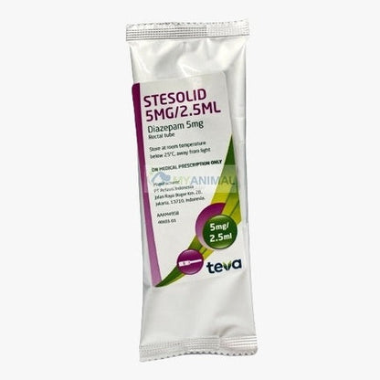 Stesolid Diazepam 5mg/2.5mL Rectal Tube