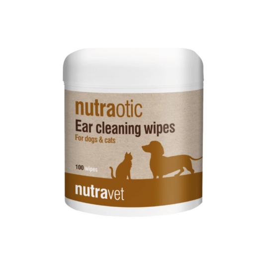 Nutravet Nutraotic Ear Cleaning Wipes for Dogs, Cats & Small Animals