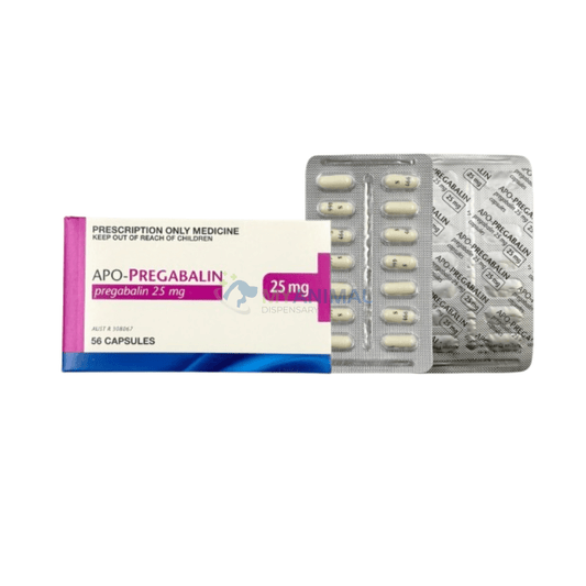 APO Pregabalin 25mg Capsules