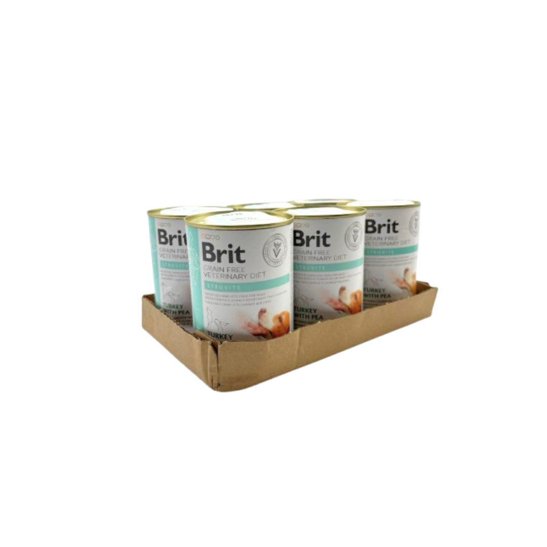 Brit Veterinary Diet Struvite Grain-Free Turkey & Pea Canine Stew