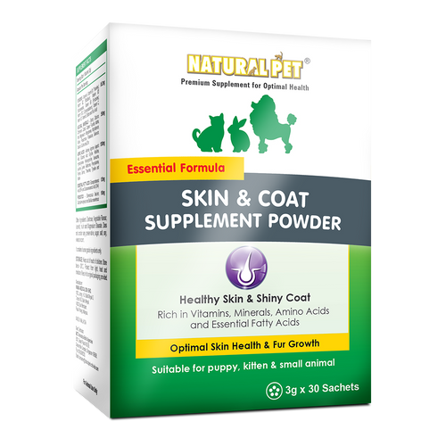 Natural Pet Skin & Coat Supplement Sachet