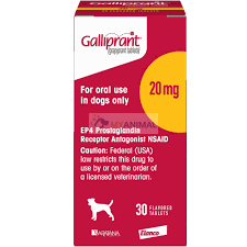 Elanco Galliprant Anti Inflammation Osteoarthritis Pain Relief Tablets for Dogs (20mg)