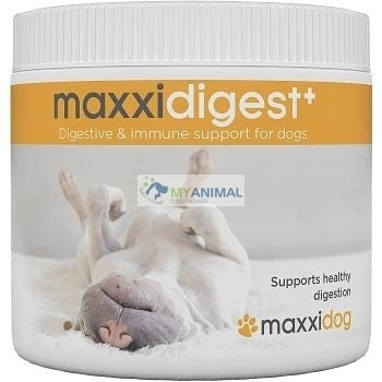 MaxxiPaws MaxxiDigest + Digestive and Immune Support Supplement for Dogs (200g)