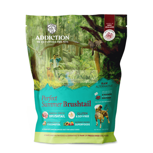 Addiction Perfect Summer Brushtail Grain-Free Raw Dehydrated Food for Dogs (2lbs)