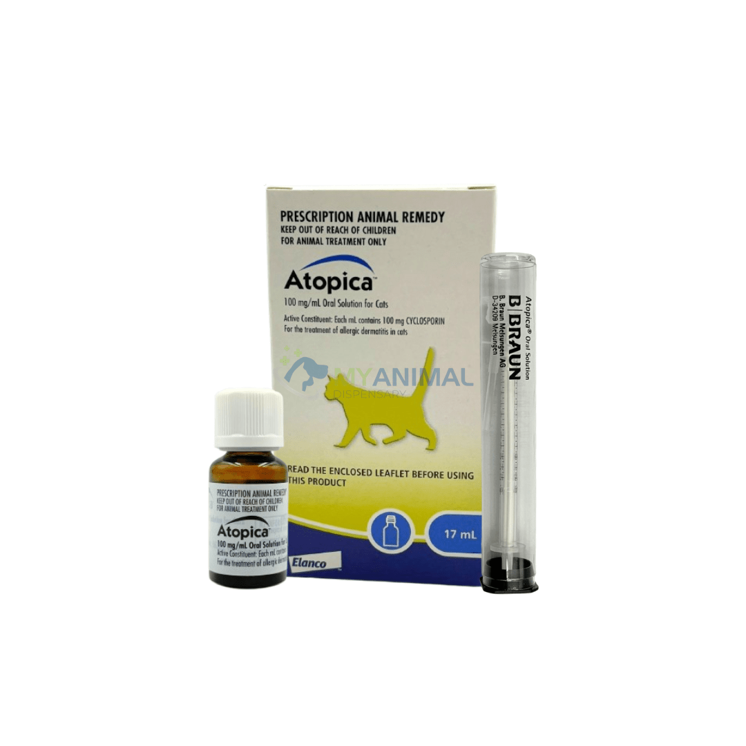 Elanco Atopica® 100mg/ml Oral Solution for Cats (5ml / 17ml)