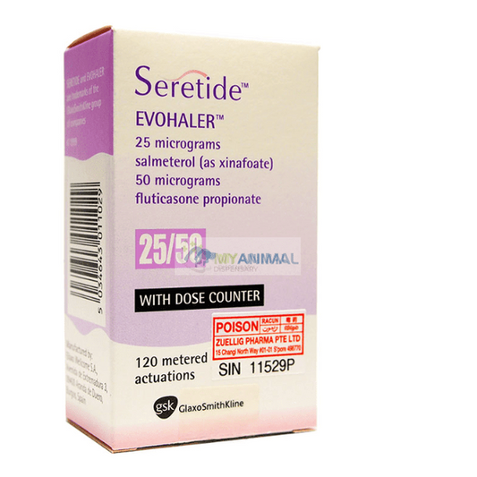 Seretide Salmeterol 25mcg / Fluticasone 50mcg Evohaler