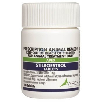 Dechra Stilboestrol 1mg Urinary Incontinence Treatment Tablets